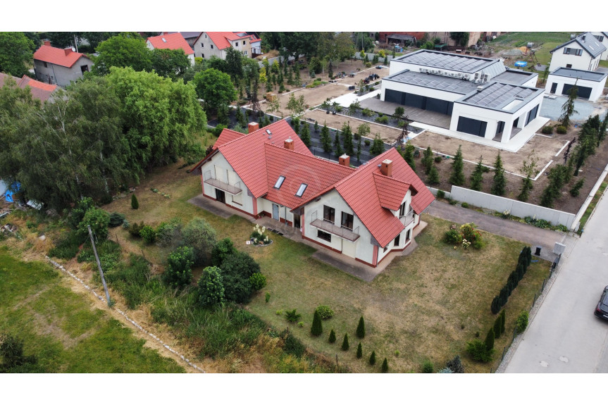 wrocławski, Żórawina, Karwiany, Piękny bliźniak - idealny dla rodziny