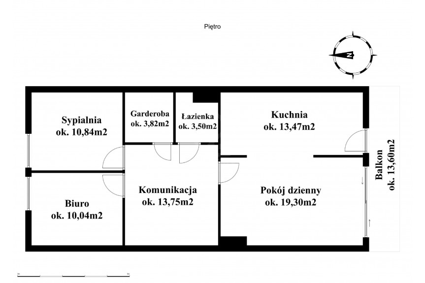 Wrocław, Wrocław-Krzyki, Wojszyce, gen. Grota-Roweckiego, Przestronny szereg z ogrodem do własnej aranżacji!