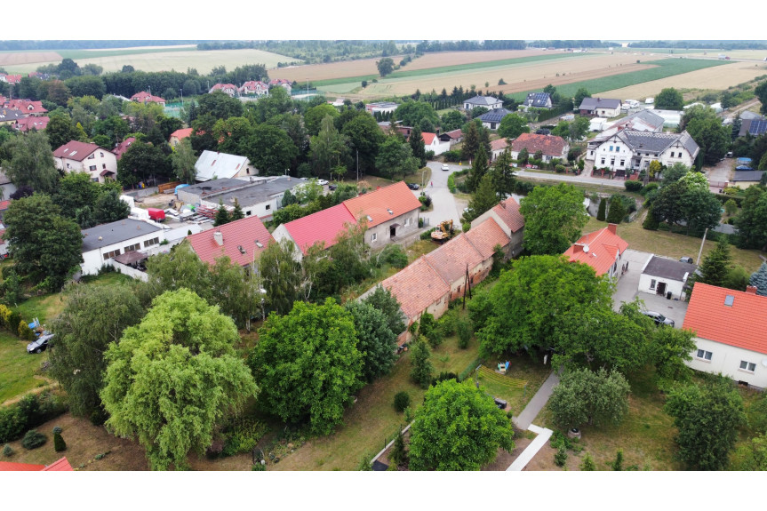 wrocławski, Żórawina, Karwiany, Majowa, Działka zabudowana budynkiem mieszkalno-gosp.