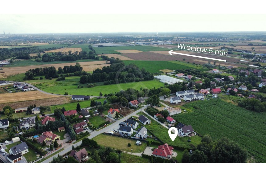 trzebnicki, Wisznia Mała, Kryniczno, Spacerowa, Działka budowlana / 5 min od Wrocławia