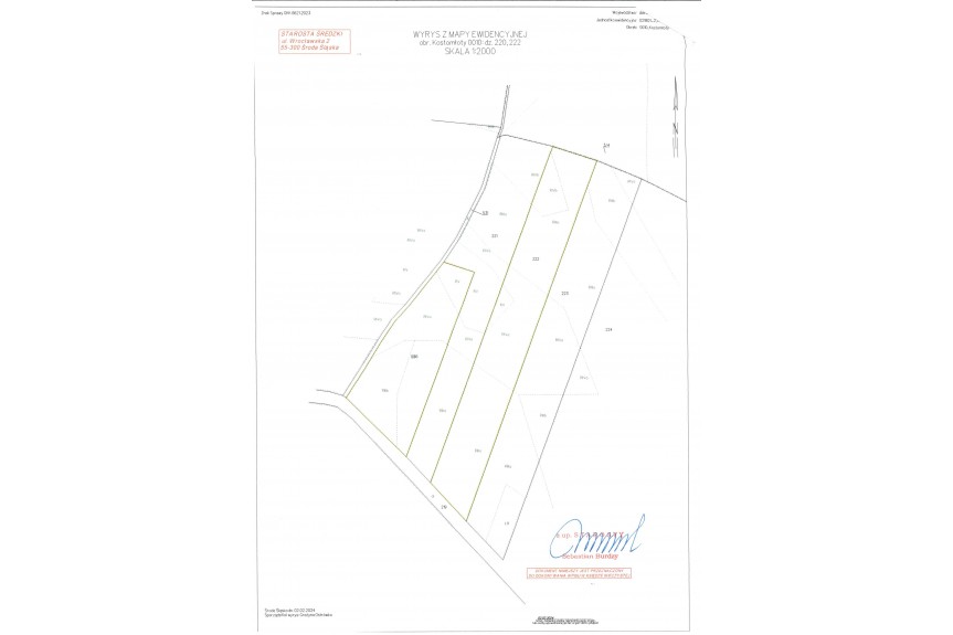 średzki, Kostomłoty, Duża działka z potencjałem inwestycyjnym!