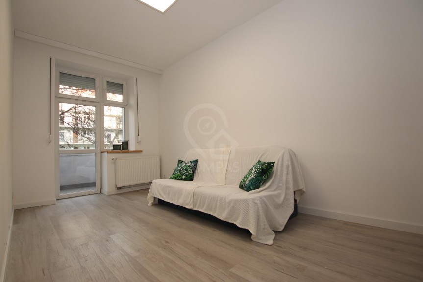 Wrocław, Wrocław-Śr&oacute;dmieście, Plac Grunwaldzki, Oskara Minkowskiego, 3 pok. po remoncie w odrestaurowanej kamienicy