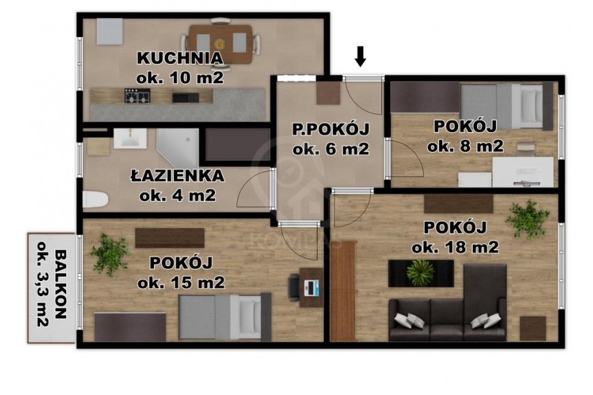 Wrocław, Wrocław-Śr&oacute;dmieście, Damrota, Perełka na Ołbinie! 3 POK.|Balkon|Łazienka z oknem