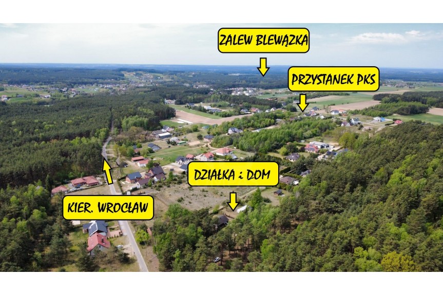 ostrzeszowski, Kobyla G&oacute;ra, Leśny azyl | Drewniany dom całoroczny | Światłow&oacute;d