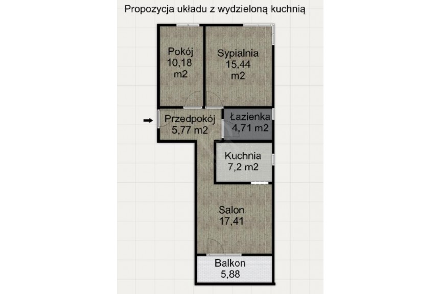 Wrocław, Wrocław-Psie Pole, Lipa Piotrowska, Tymiankowa, 3 pokoje / super układ / duży balkon