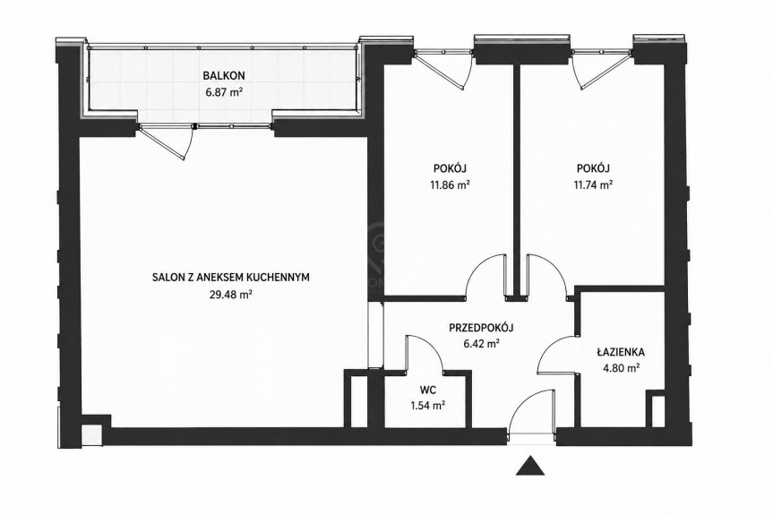 wrocławski, Kobierzyce, Bielany Wrocławskie, Kolejowa, 3 pokoje | Salon 29 m&sup2; | 0% prowizji | Bielany